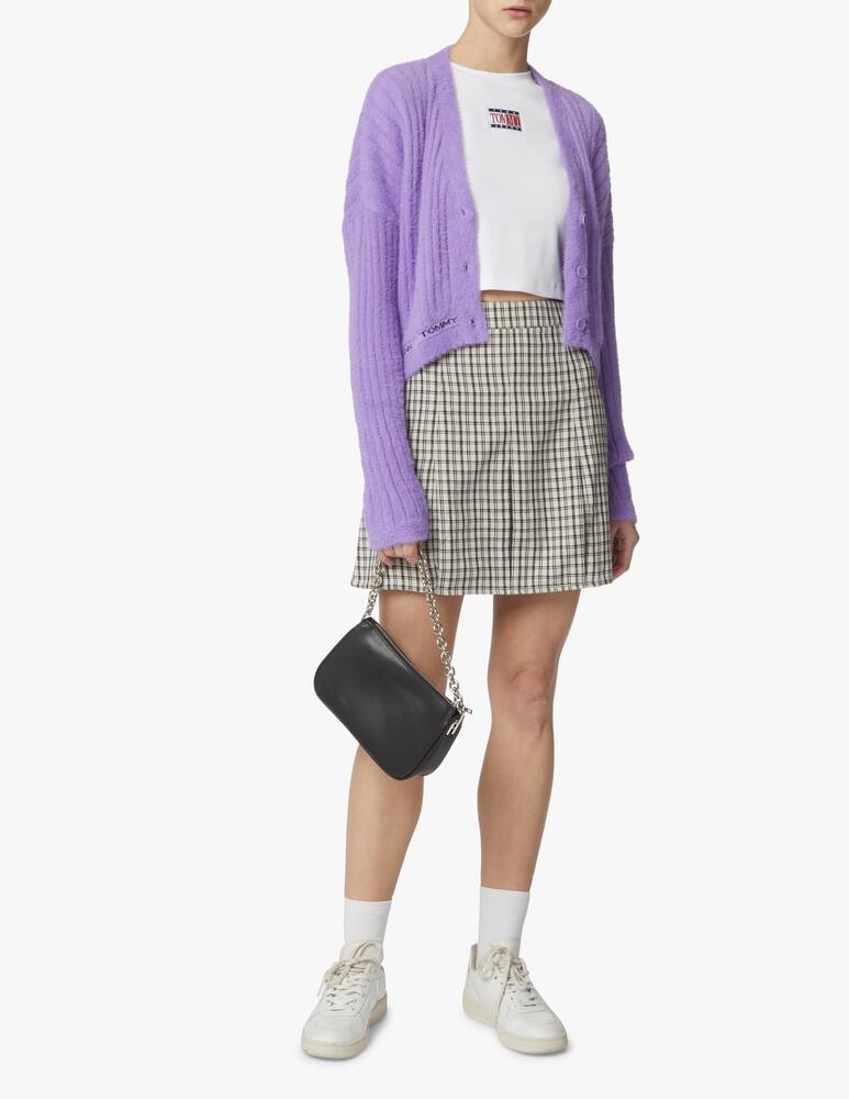 rinascente Tommy Jeans Cropped cardigan - lilac