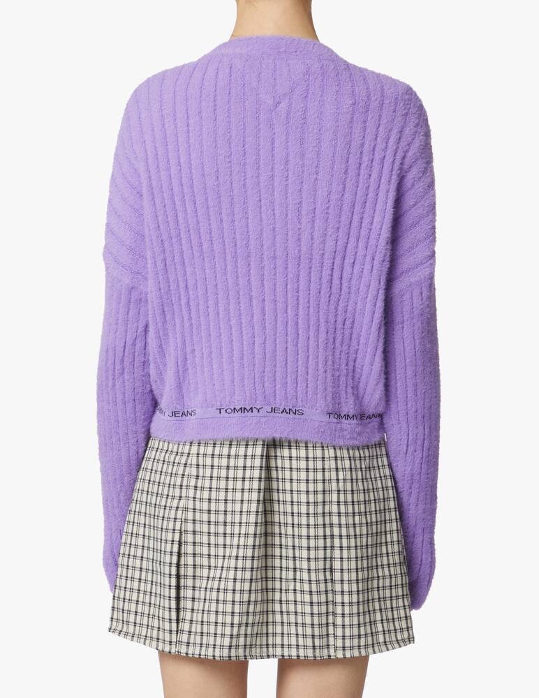 rinascente Tommy Jeans Cropped cardigan - lilac