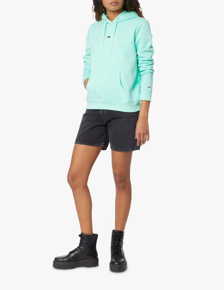 rinascente Tommy Jeans Hoodie with logo - green