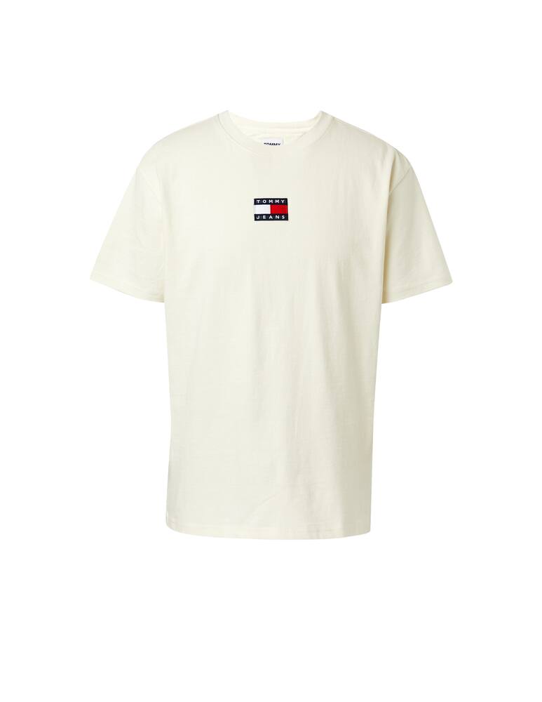 rinascente Tommy Jeans Embroidered badge t-shirt - white