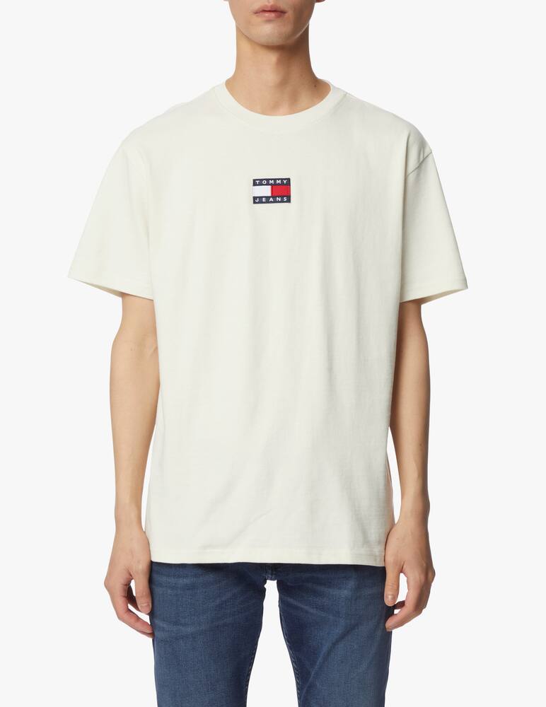 Tommy Jeans Maglietta badge ricamato - bianco - immagine 1 Tommy Jeans Maglietta badge ricamato - bianco - immagine 1