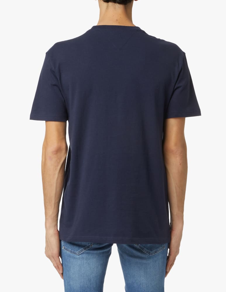 rinascente Tommy Jeans Maglietta signature logo - blu