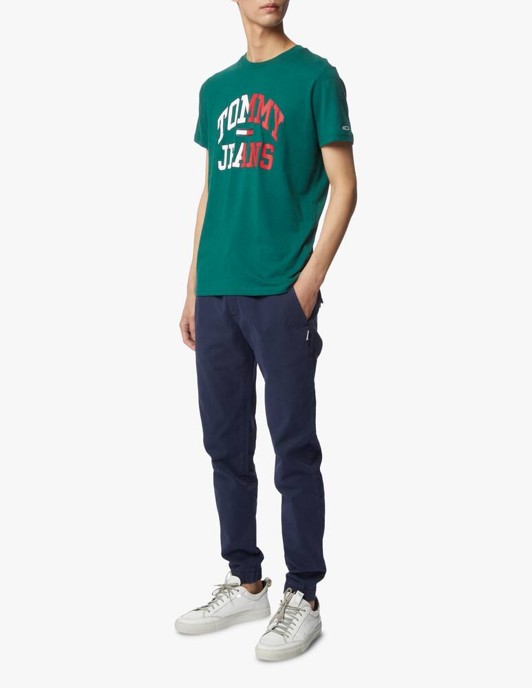 rinascente Tommy Jeans College logo t-shirt - green