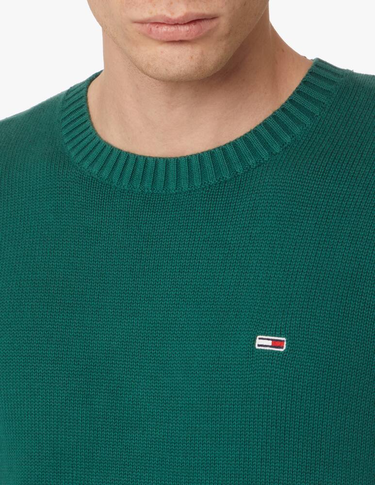 Tommy Jeans Cotton sweater - green - picture 4 Tommy Jeans Cotton sweater - green - picture 4