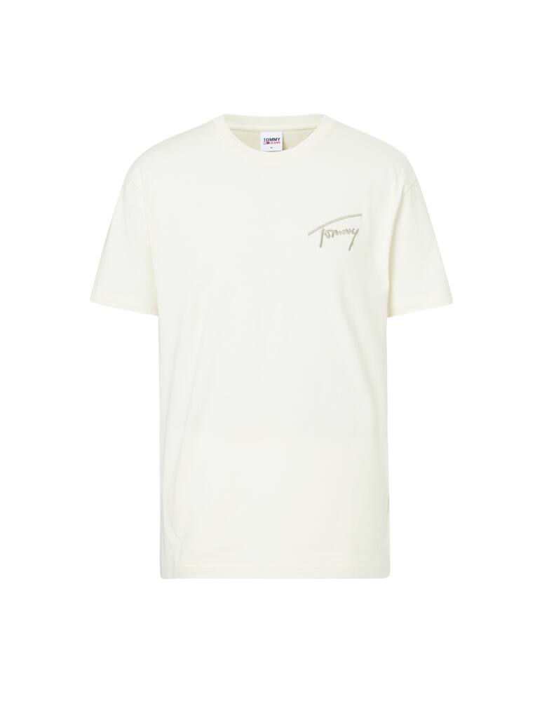 rinascente Tommy Jeans Logo signature t-shirt - white