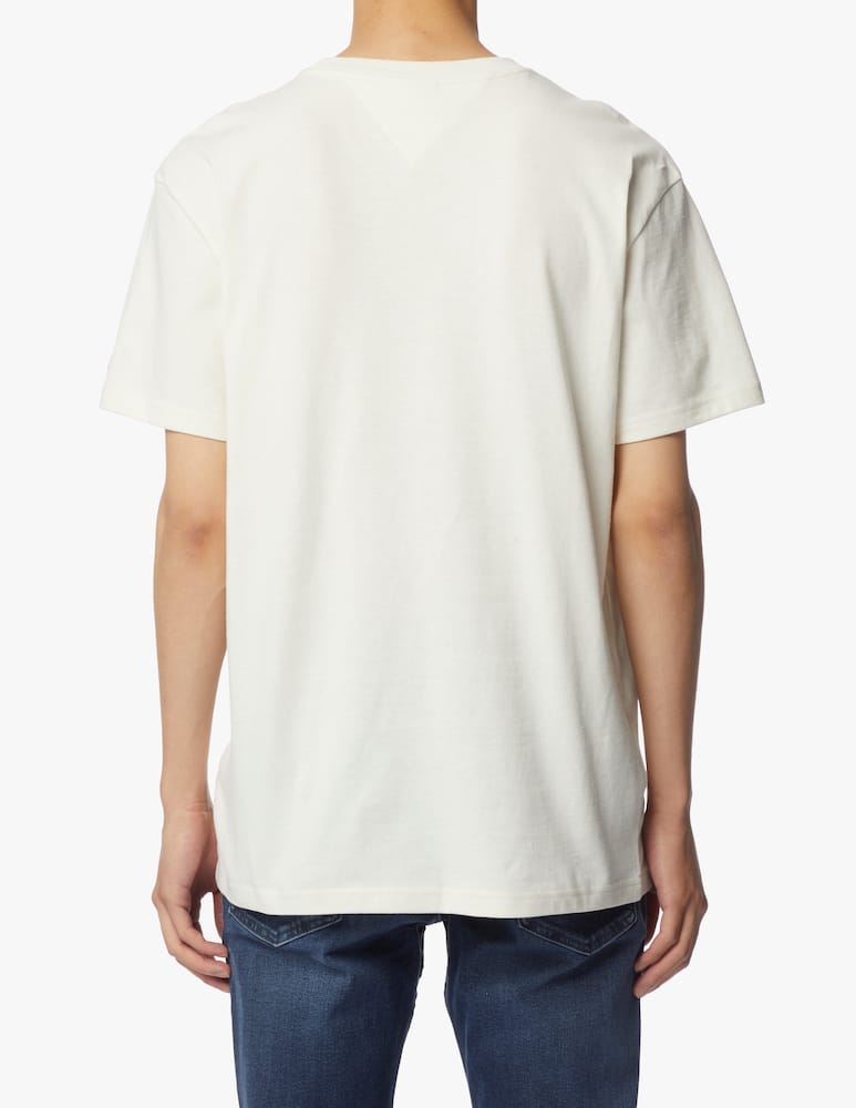 rinascente Tommy Jeans Logo signature t-shirt - white