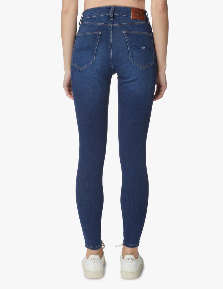 Tommy Jeans Jeans skinny a vita alta Sylvia - blu - immagine 3 Tommy Jeans Jeans skinny a vita alta Sylvia - blu - immagine 3