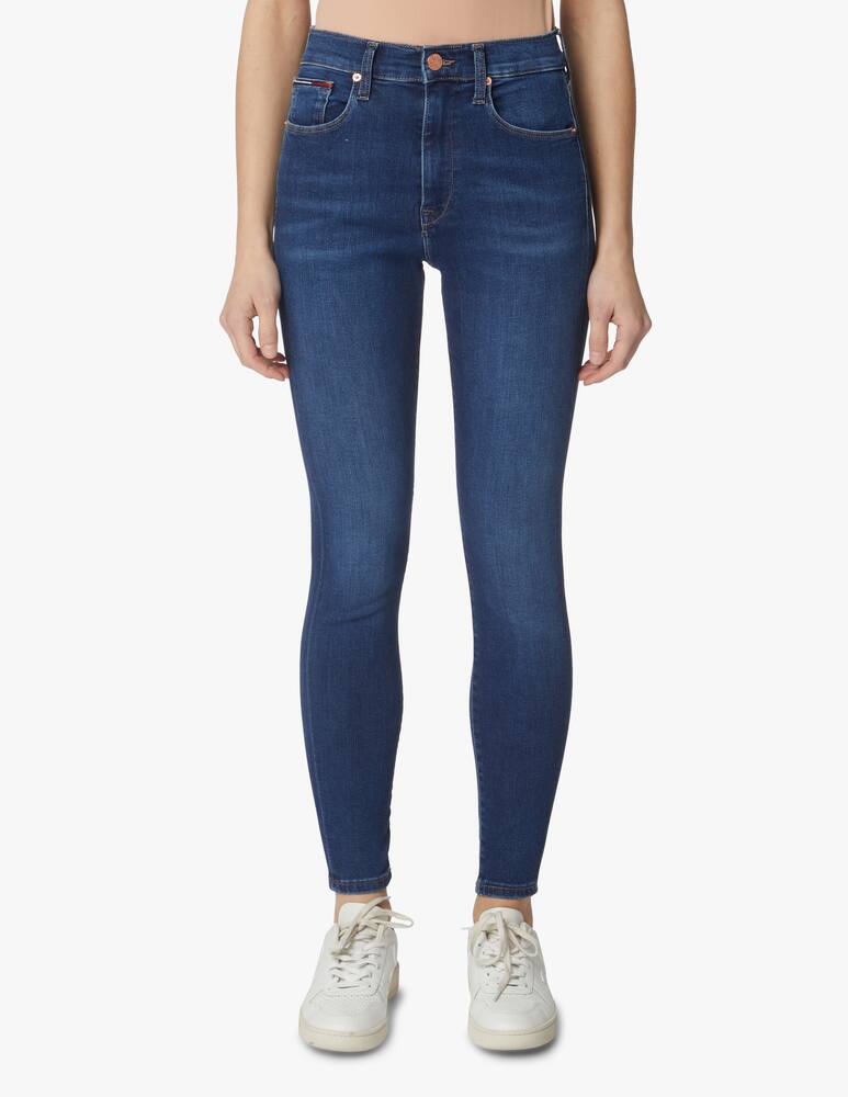 rinascente Tommy Jeans Jeans skinny a vita alta Sylvia - blu