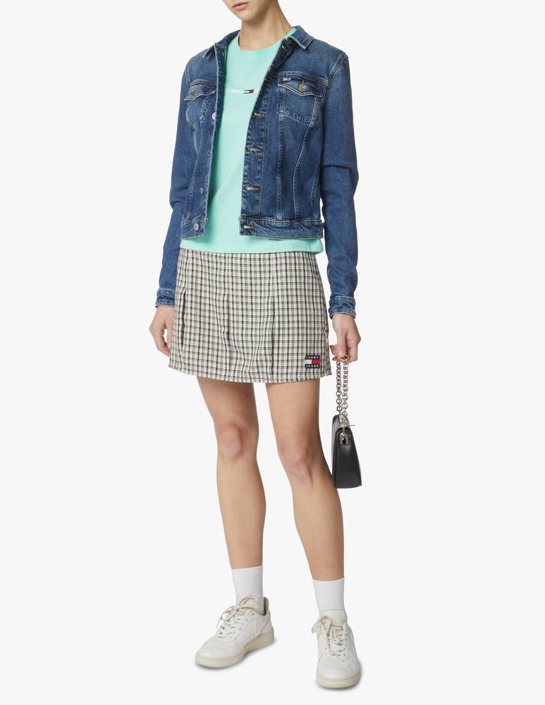 rinascente Tommy Jeans Cotton t-shirt with logo - green