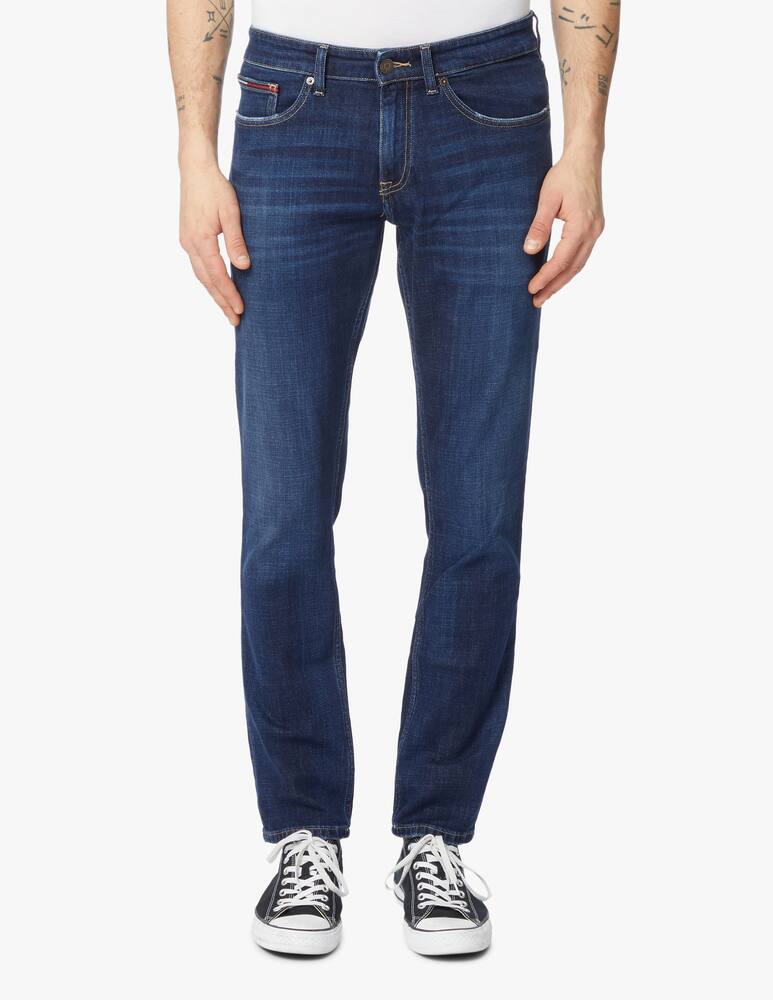 rinascente Tommy Jeans Dark washed scanton slim jeans - blue