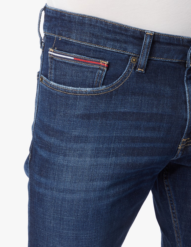 rinascente Tommy Jeans Dark washed scanton slim jeans - blue