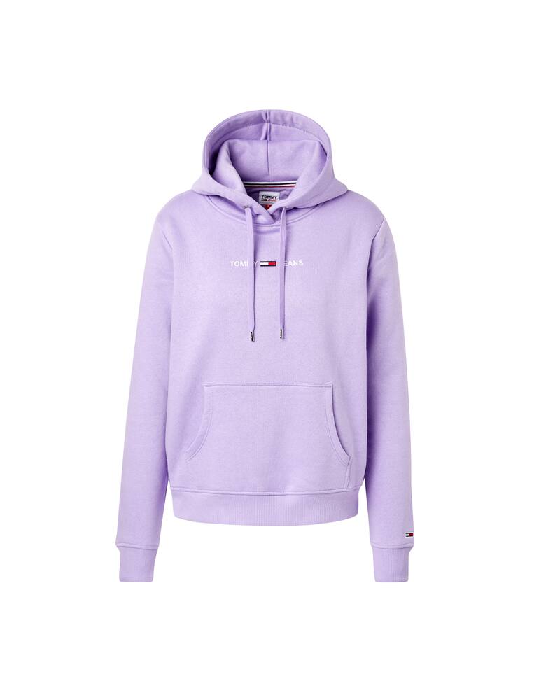 rinascente Tommy Jeans Hoodie with logo - lilac