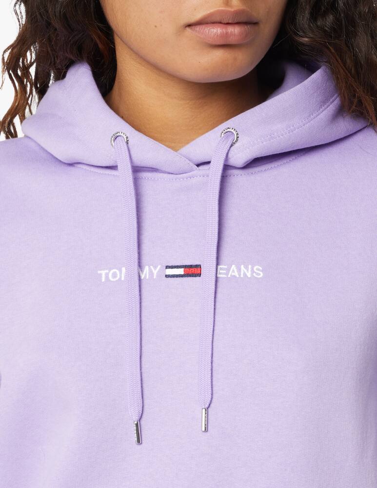 rinascente Tommy Jeans Hoodie with logo - lilac