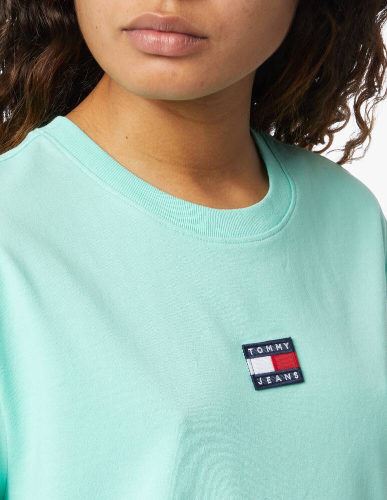 Tommy Jeans T-shirt in cotone - verde - immagine 4 Tommy Jeans T-shirt in cotone - verde - immagine 4