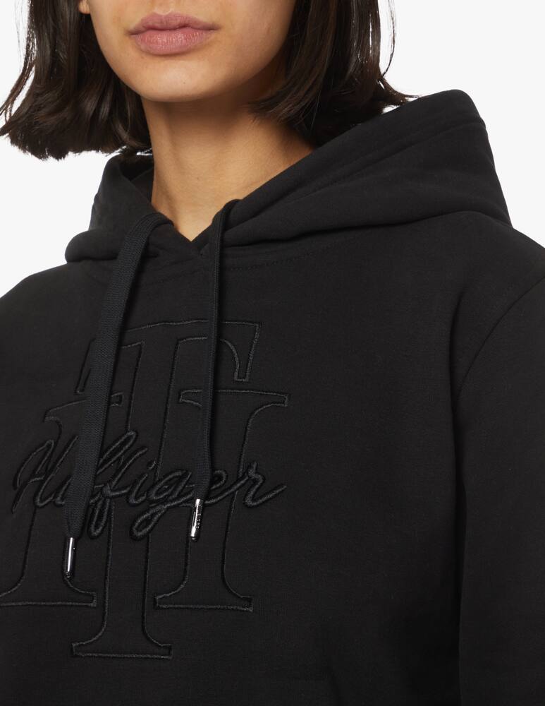 Tommy Hilfiger Cotton hoodie - black - picture 4 Tommy Hilfiger Cotton hoodie - black - picture 4
