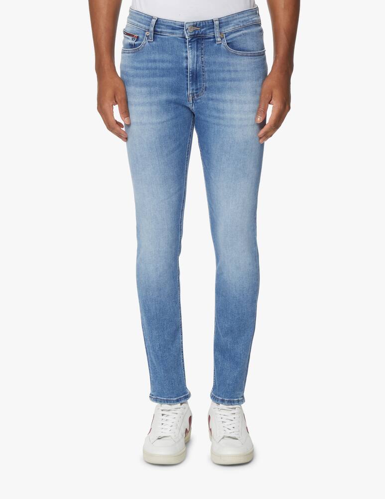 rinascente Tommy Jeans Medium light blue simon skinny jeans - light blue