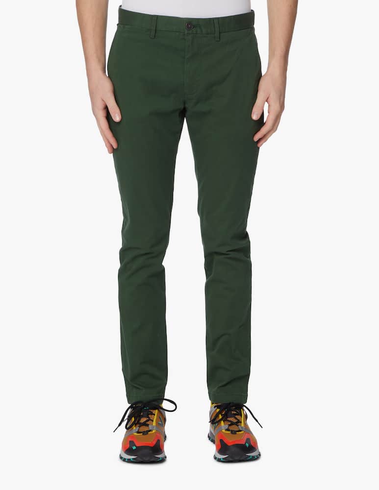 Tommy Hilfiger Chino bleecker slim th flex - green - picture 2 Tommy Hilfiger Chino bleecker slim th flex - green - picture 2