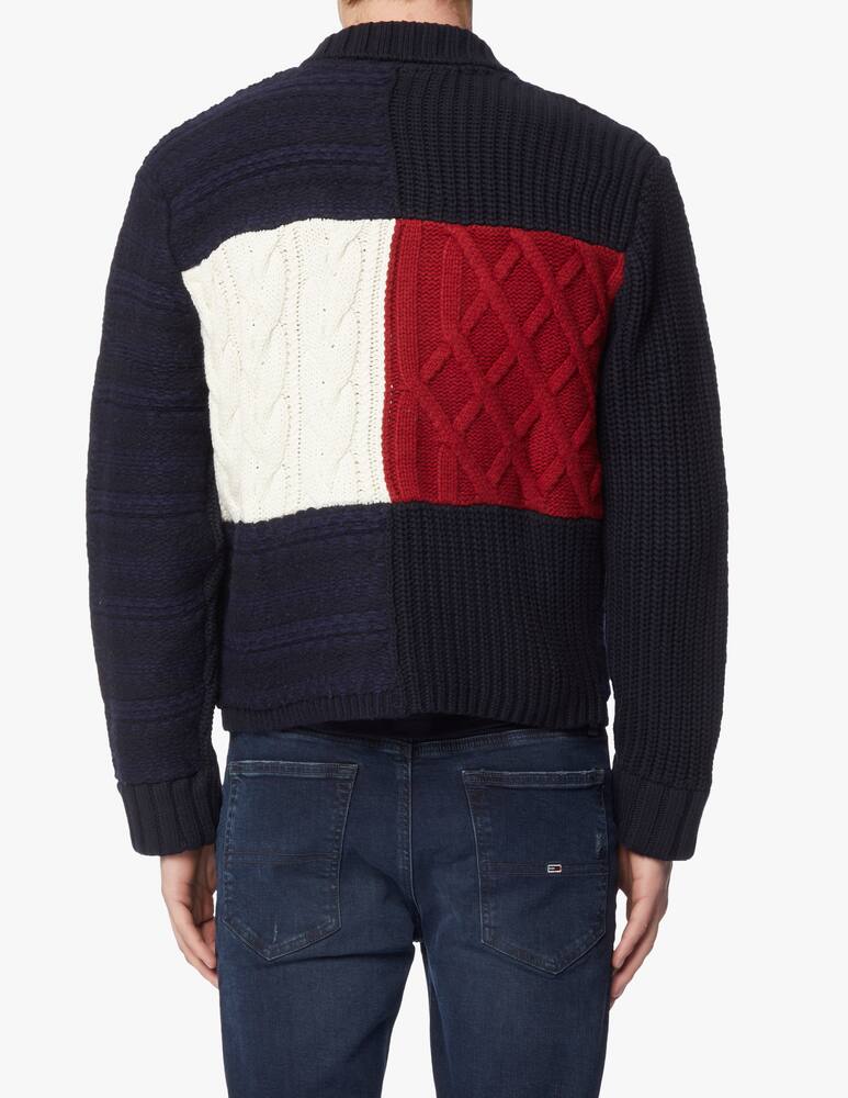 rinascente Tommy Hilfiger Giacca trucker bandiera th - blu