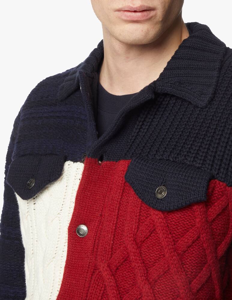 rinascente Tommy Hilfiger Giacca trucker bandiera th - blu