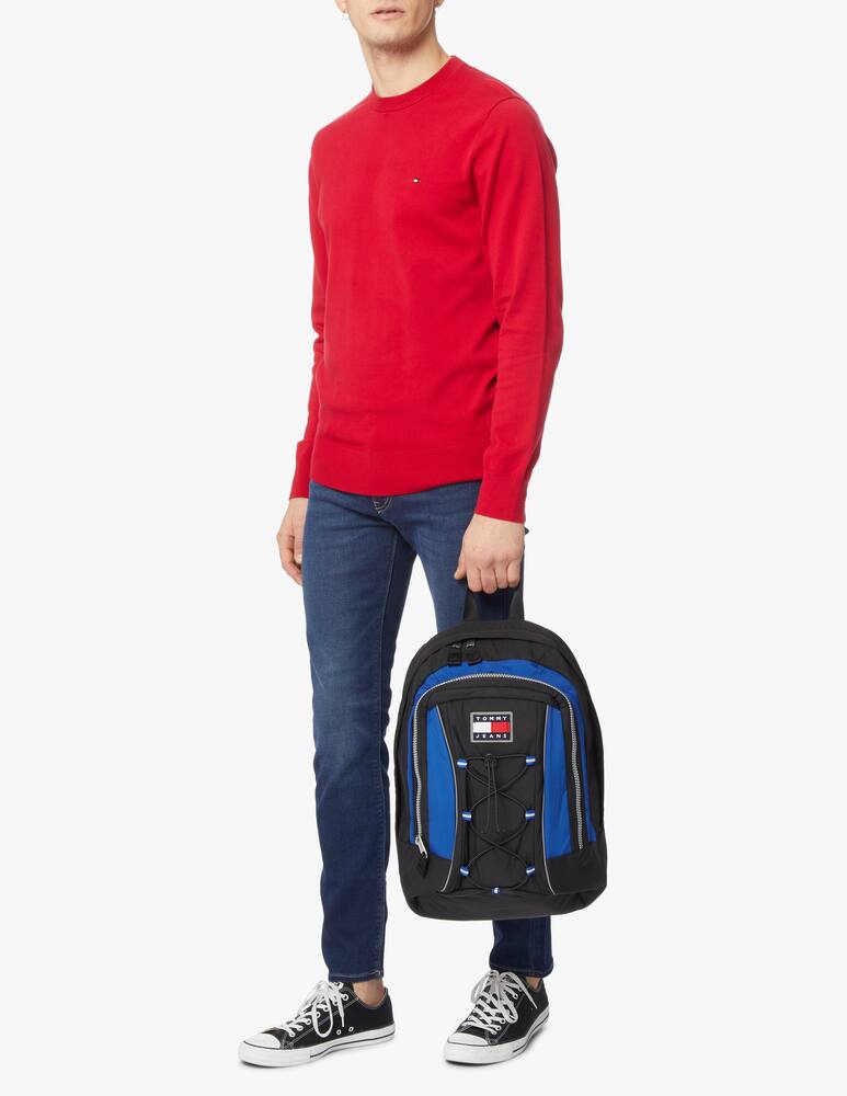 Tommy Hilfiger Maglia girocollo in cotone - rosso - immagine 2 Tommy Hilfiger Maglia girocollo in cotone - rosso - immagine 2