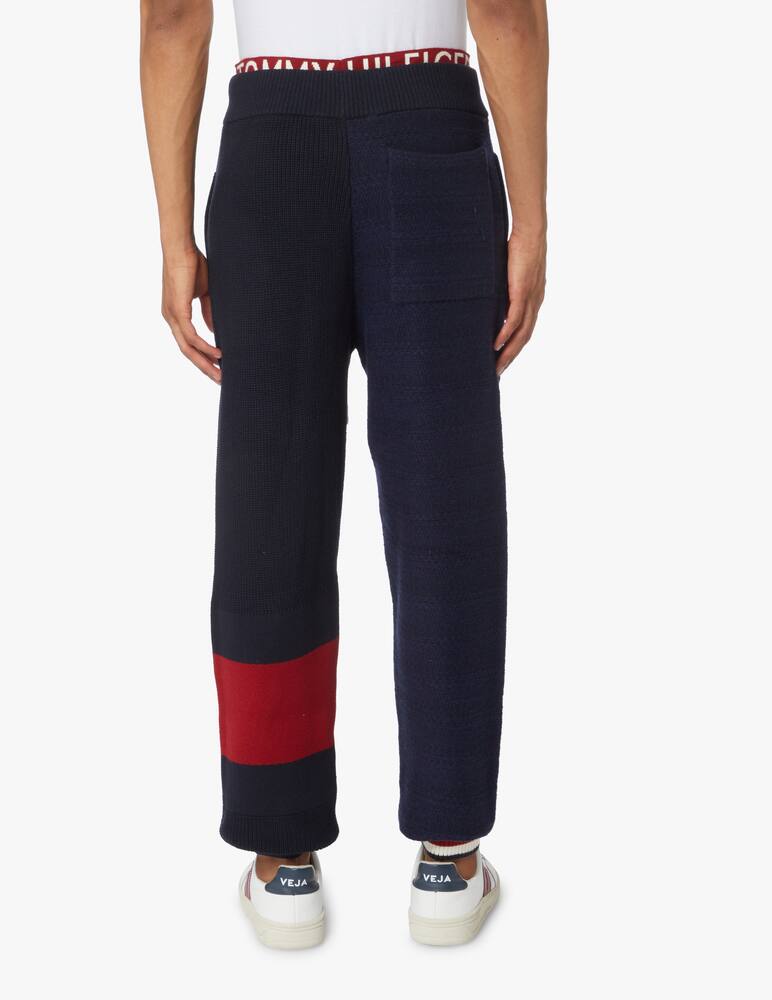 rinascente Tommy Hilfiger Pantalone misto lana bandiera th - blu