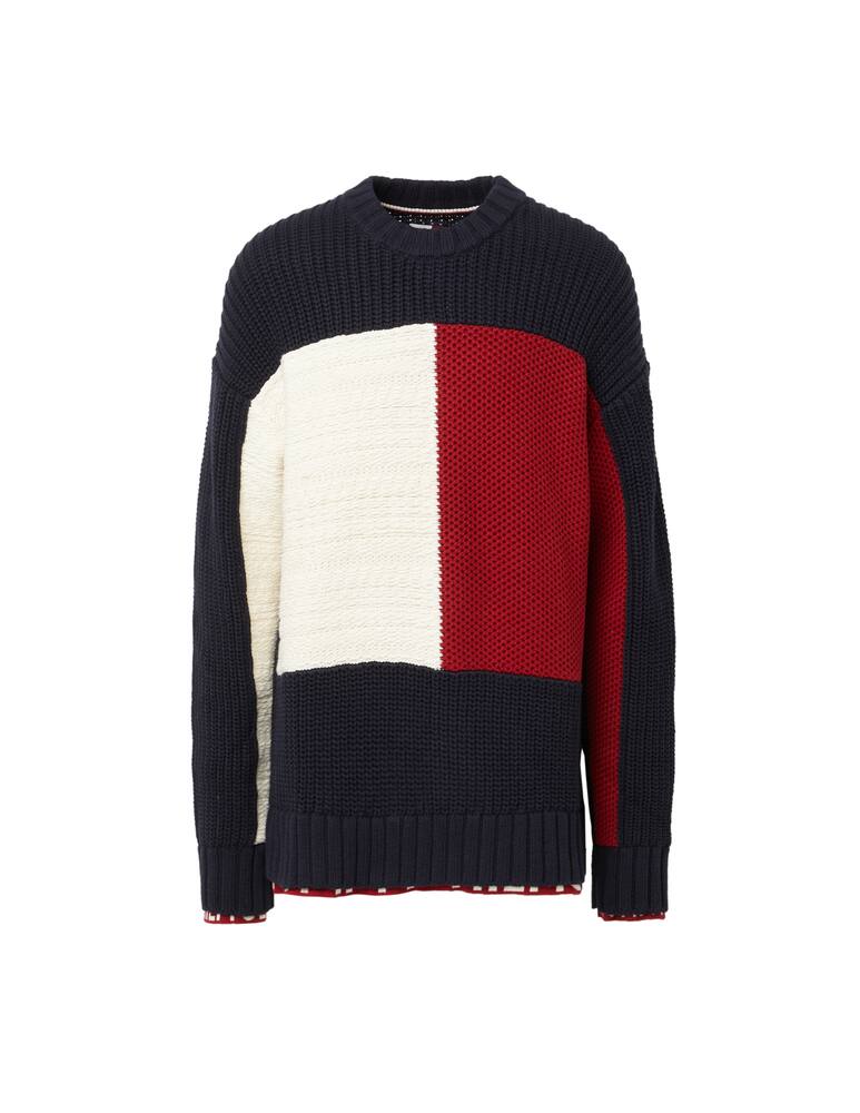 rinascente Tommy Hilfiger Maglia girocollo con bandiera - blu