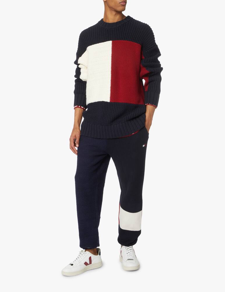 rinascente Tommy Hilfiger Maglia girocollo con bandiera - blu