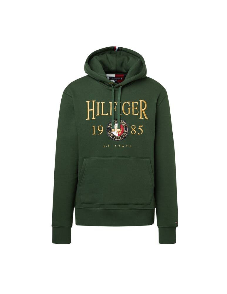 rinascente Tommy Hilfiger Hoodie icon crest - green