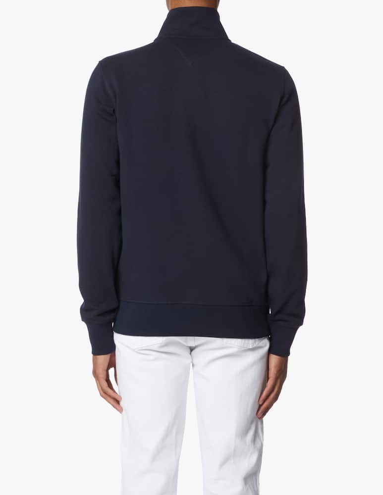rinascente Tommy Hilfiger Logo corporate fzip sweatshirt - blue