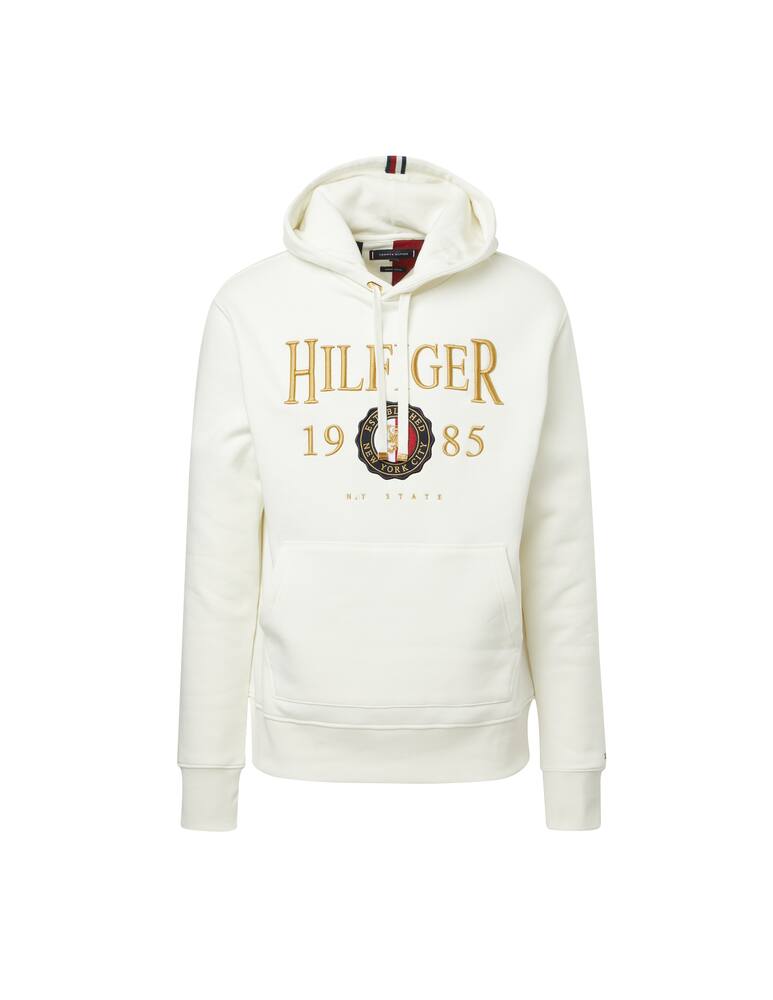 rinascente Tommy Hilfiger Felpa con cappuccio icon crest - bianco