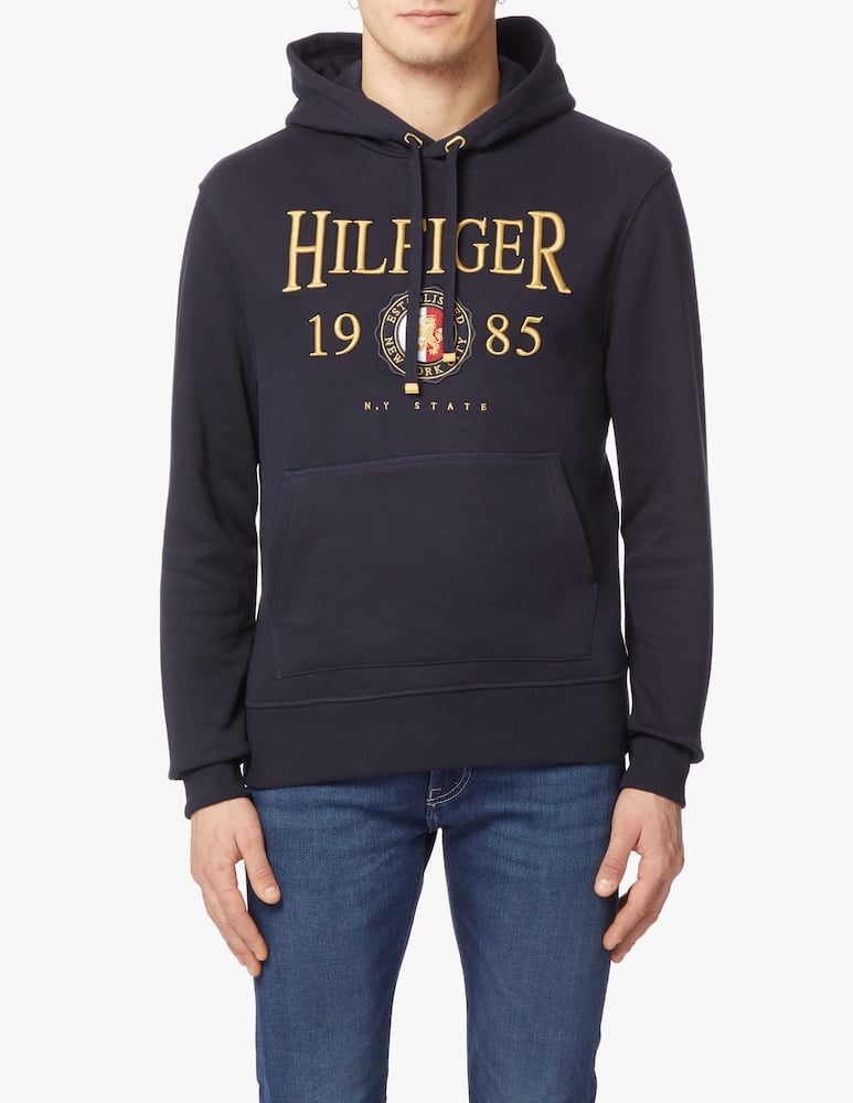 Tommy Hilfiger Hoodie icon crest - blue - picture 3 Tommy Hilfiger Hoodie icon crest - blue - picture 3