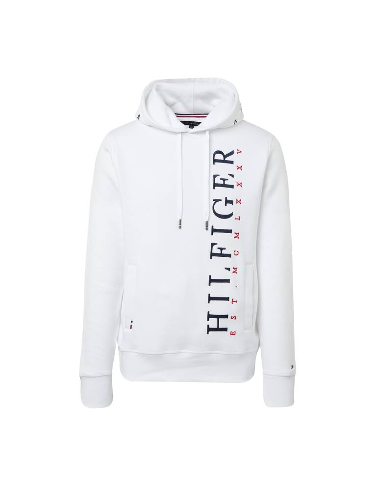 rinascente Tommy Hilfiger Hoodie vertical logo - white