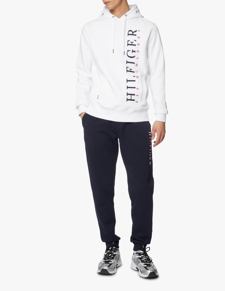 rinascente Tommy Hilfiger Hoodie vertical logo - white