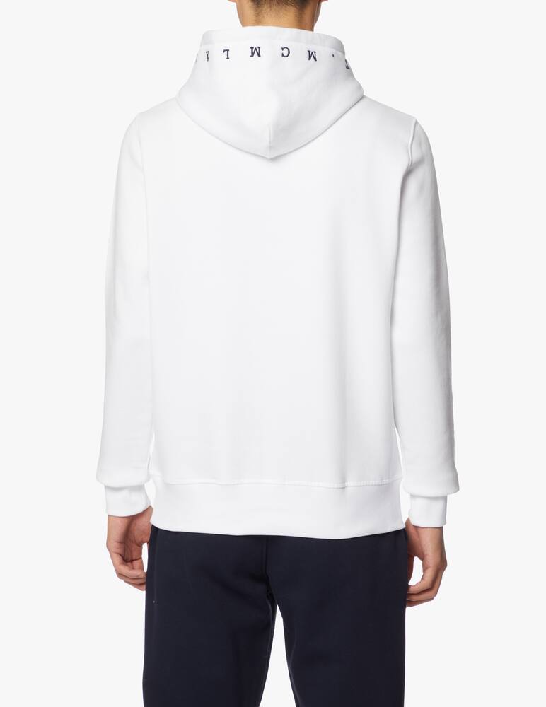 rinascente Tommy Hilfiger Hoodie vertical logo - white