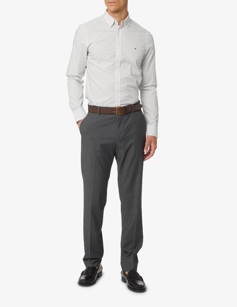 rinascente Tommy Hilfiger Camicia slim fit dot - bianco