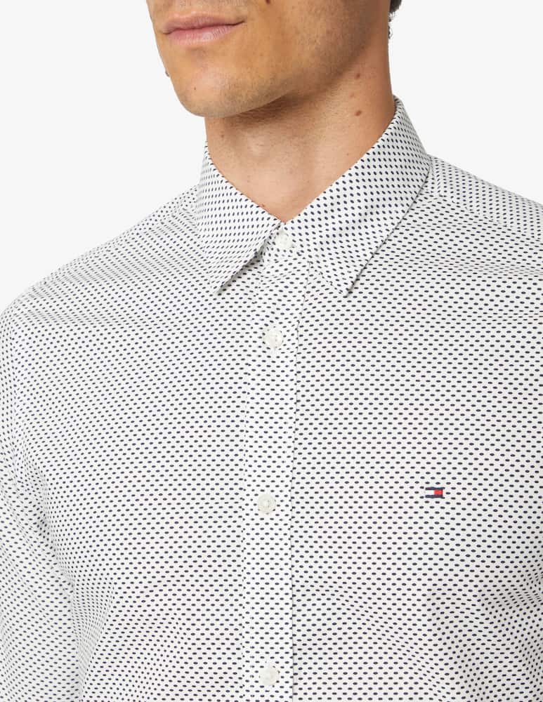 rinascente Tommy Hilfiger Camicia slim fit dot - bianco