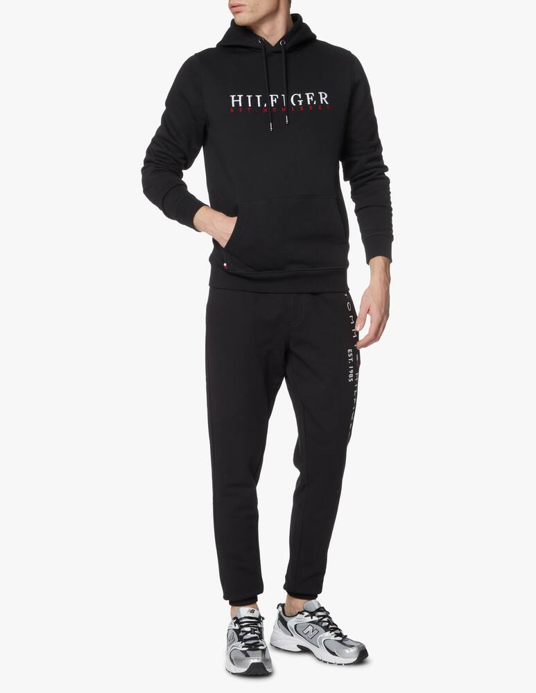 rinascente Tommy Hilfiger Felpa con cappuccio logo corporate - nero