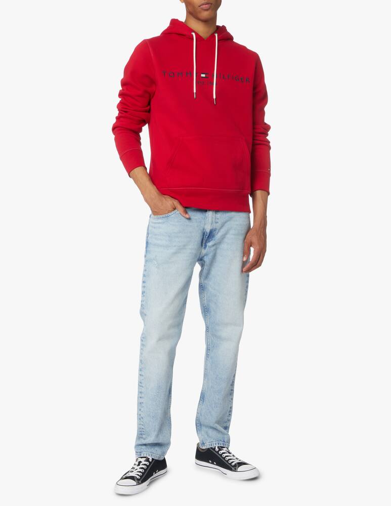 rinascente Tommy Hilfiger Hoodie basic logo - red