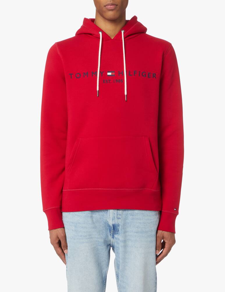 rinascente Tommy Hilfiger Hoodie basic logo - red