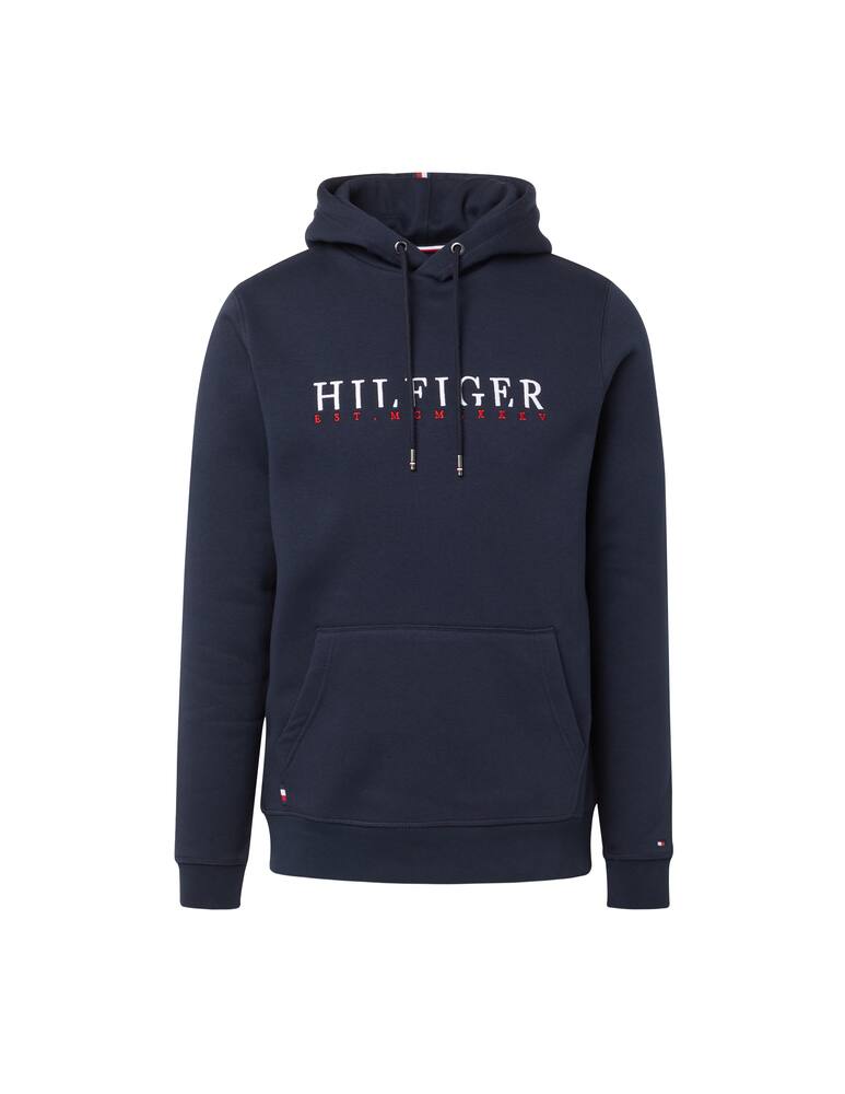 Tommy Hilfiger Felpa con cappuccio logo corporate - blu - immagine 6 Tommy Hilfiger Felpa con cappuccio logo corporate - blu - immagine 6