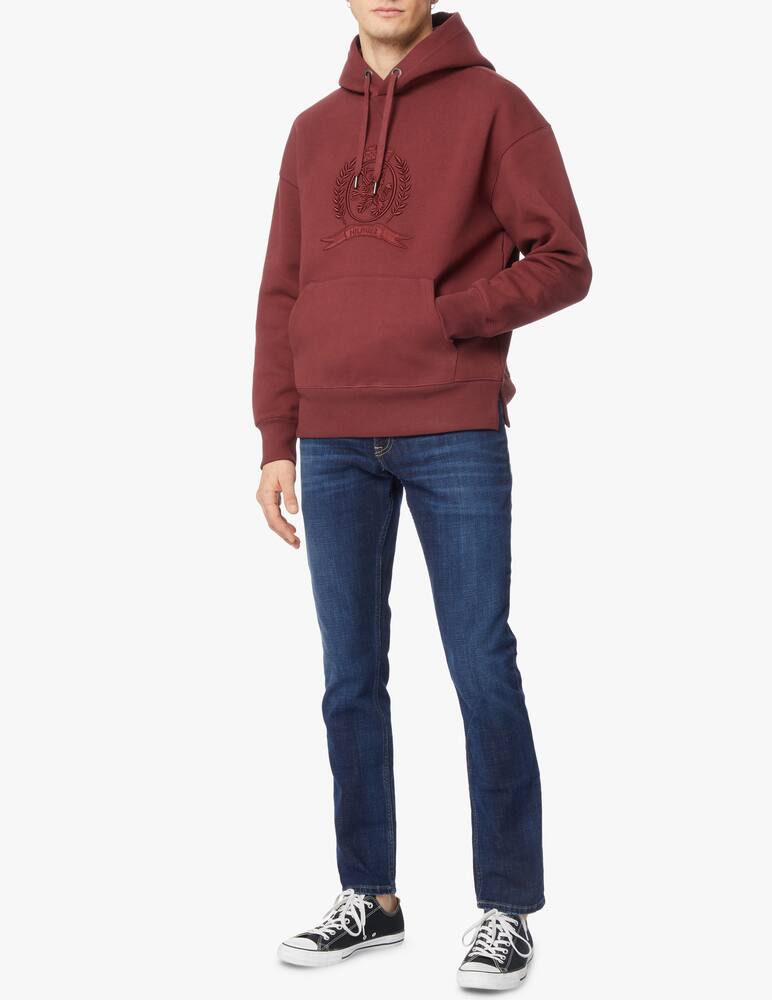 rinascente Tommy Hilfiger Felpa con cappuccio crest tst festive - rosso