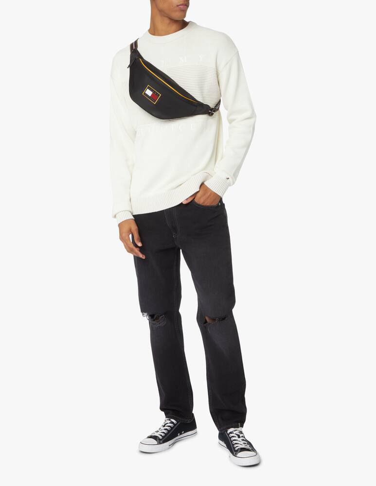 rinascente Tommy Hilfiger Roundneck icon sweater - white