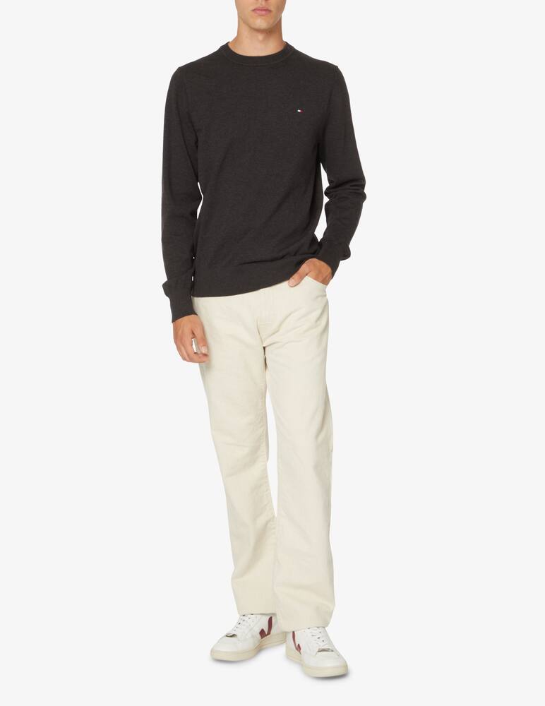 rinascente Tommy Hilfiger Maglia girocollo cotone pima basic - Grigio