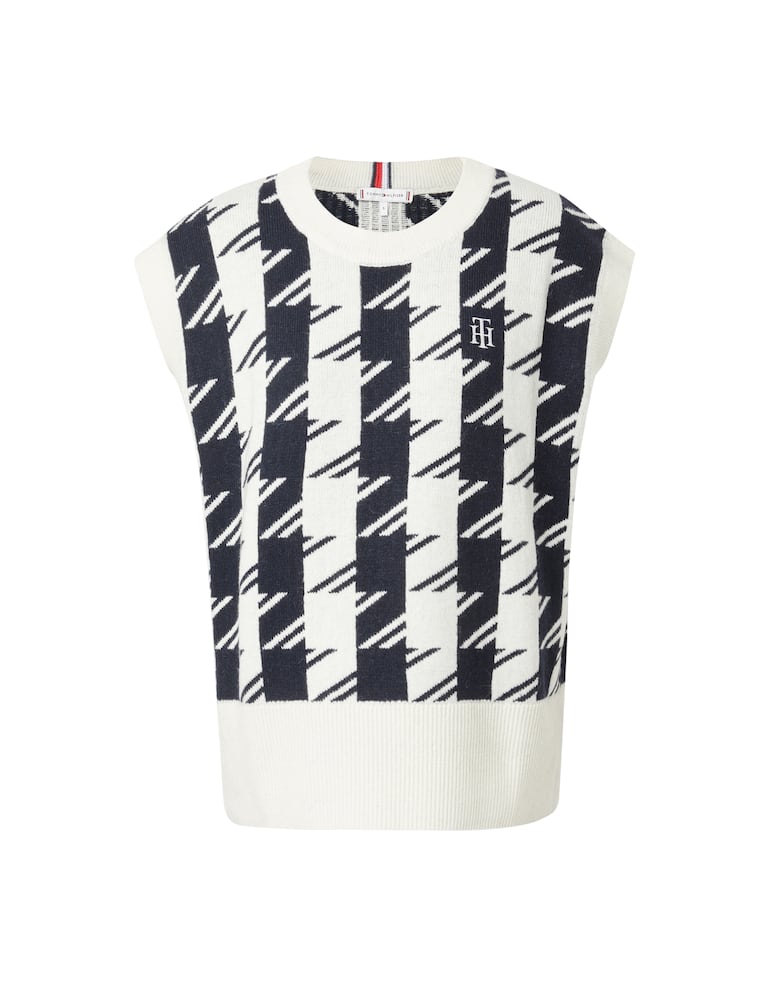 Tommy Hilfiger Wool blend vest - blue - picture 5