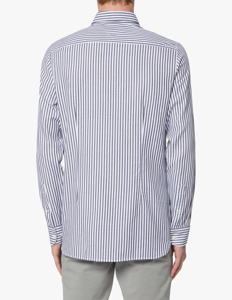 rinascente Tommy Hilfiger Camicia manica lunga slim a righe dobby - multicolor