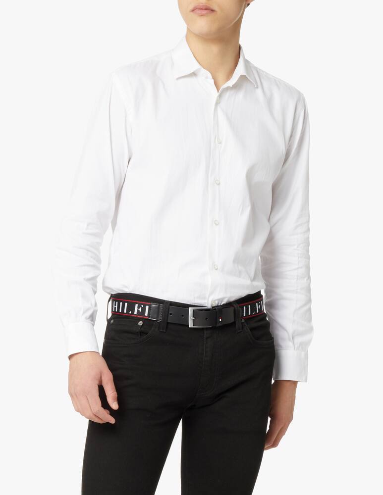 rinascente Tommy Hilfiger Adan 35 mm webbing belt - black