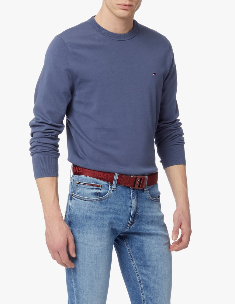 rinascente Tommy Jeans Cintura in tessuto 35mm tjm essential - rosso