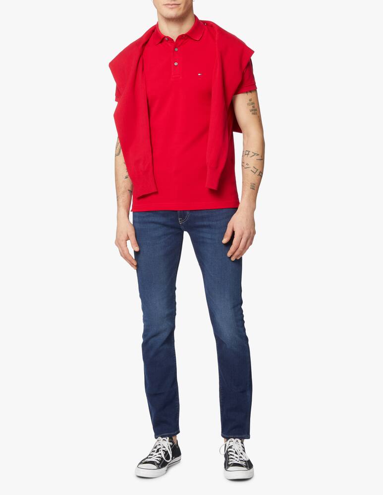 rinascente Tommy Hilfiger Polo manica corta slim basic tu - rosso