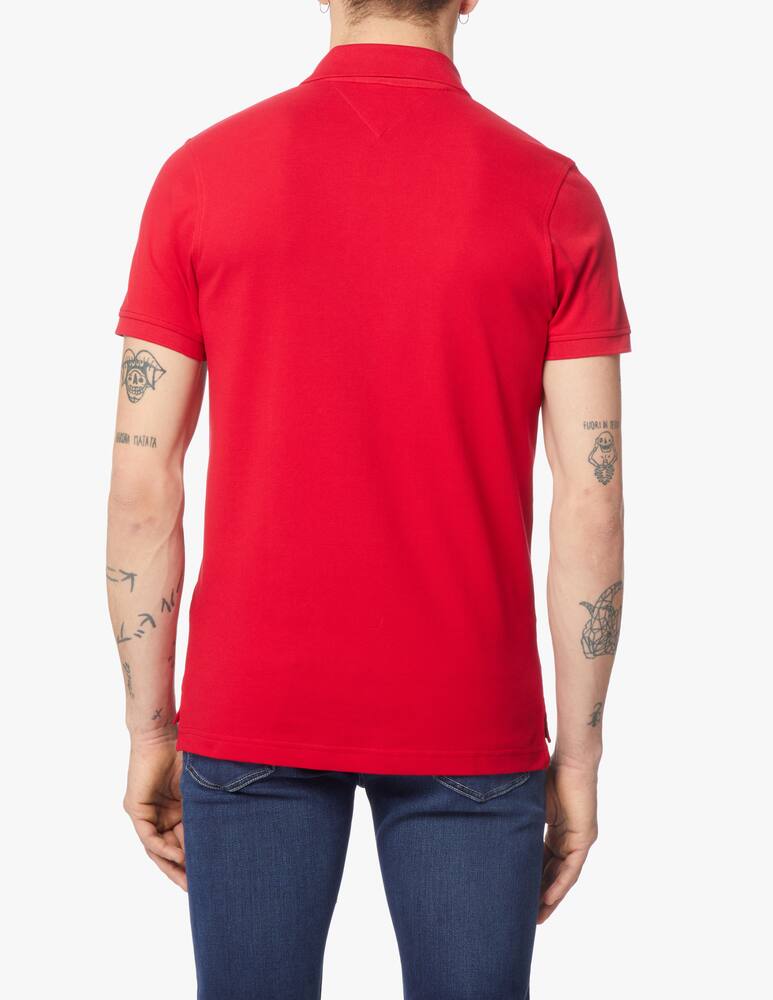rinascente Tommy Hilfiger Polo manica corta slim basic tu - rosso