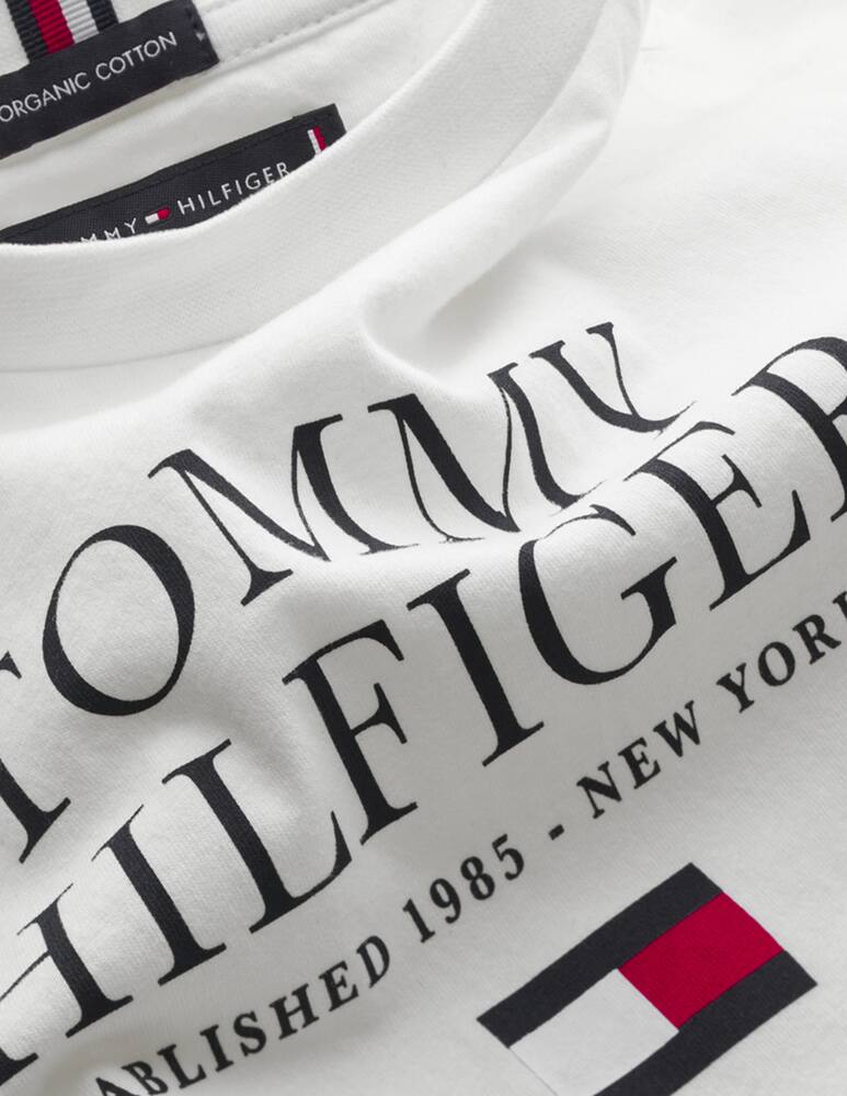 rinascente Tommy Hilfiger Maglietta manica corta logo - Bianco